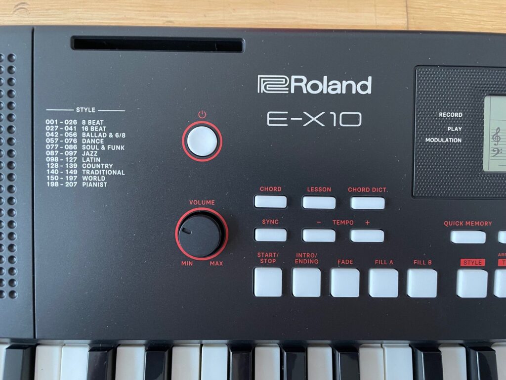 Roland keyboard under 20000